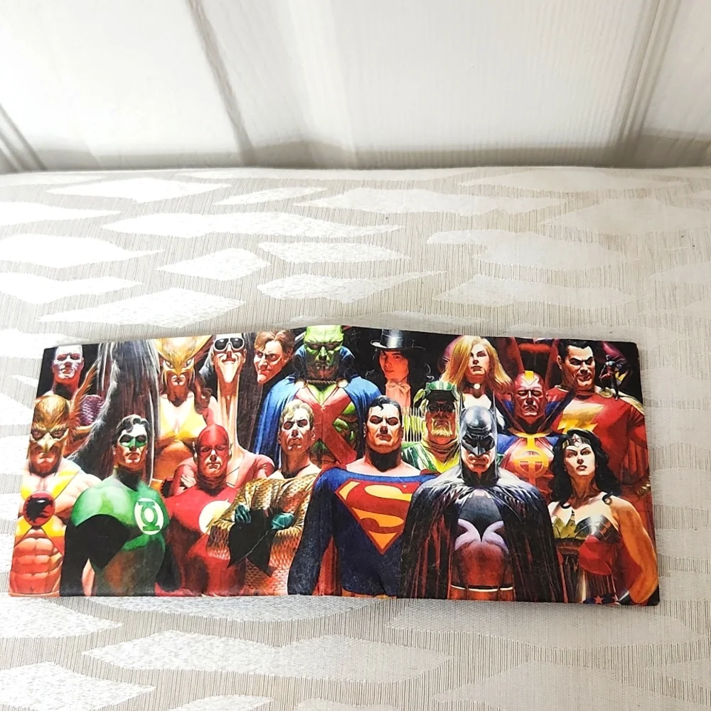 Justice League, Mighty Wallet, Paper, Comic Book, Bifold, Superman, Batm…